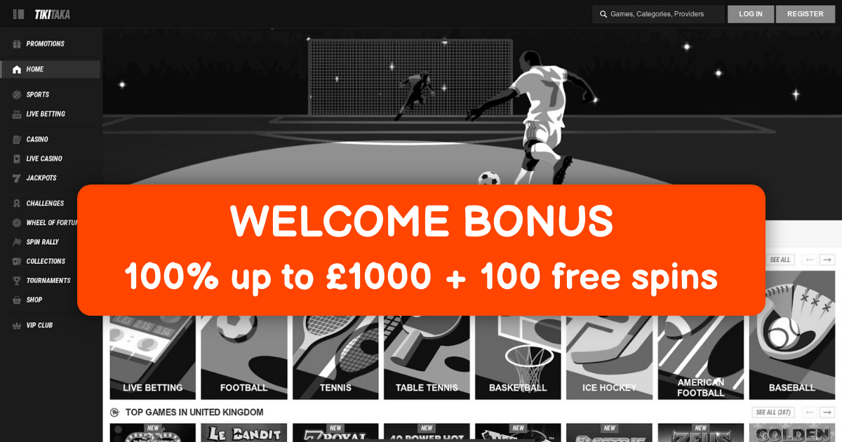 Tikitaka Casino: Top Online Slots in the UK